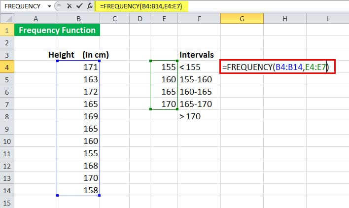 Frequency In Excel Function Formula Examples How To Use 0248