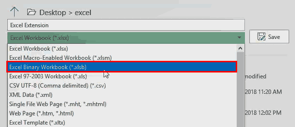 Excel Extensions Top File Formats Xlsx Xlsm Xlsb Xls And Xlam 5677