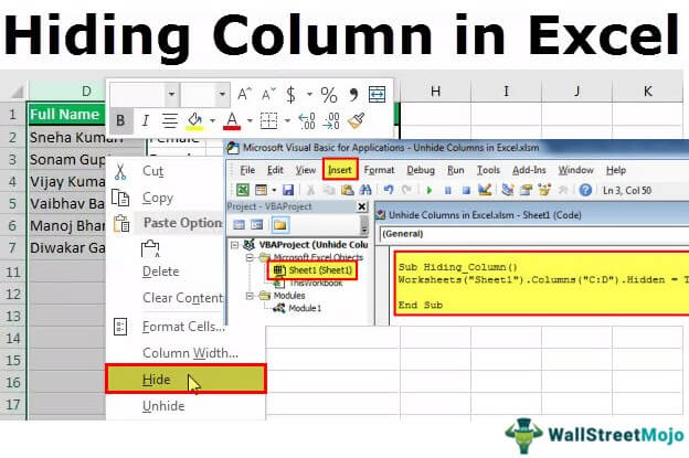 How To Hide Columns In Excel Top 4 Super Easy Methods 5104