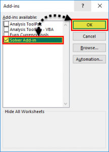 install solver for excel 2013