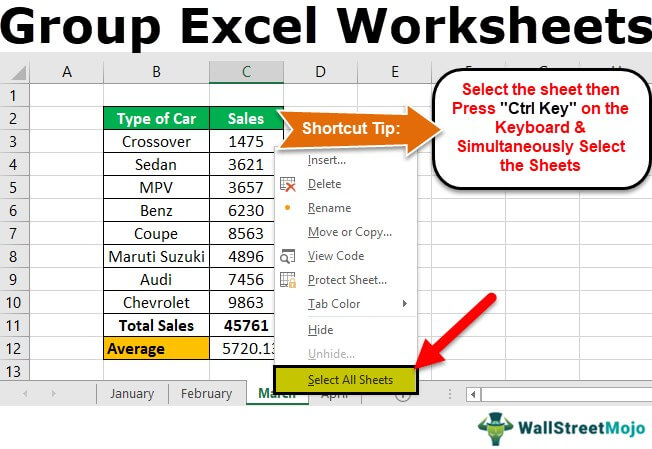 How To Group Sheets In Excel