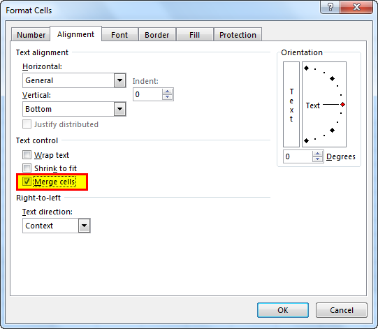 Shortcut To Merge Cells In Excel Different Types Of Merge Options 1274