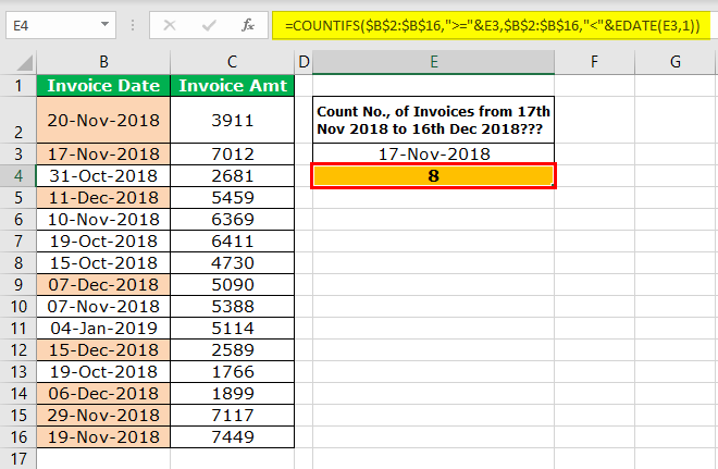 Add Months To Date In Excel Using Edate Function With Example 2606