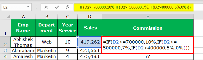 Excel Nested If Function How To Use Syntax And Examples 9984