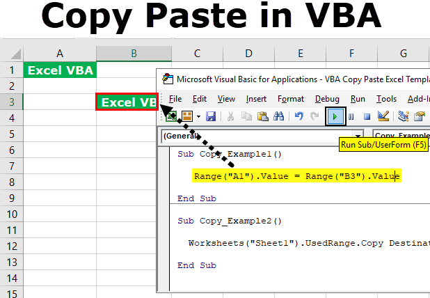 Vba Copy Paste Top Ways To Copy And Paste In Vba With Examples 3118