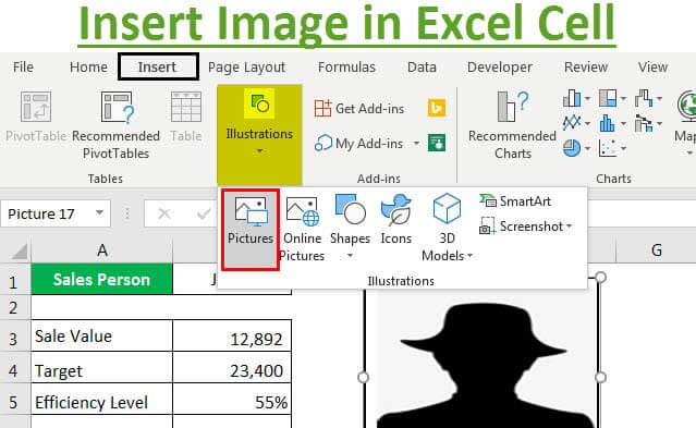 paste image into excel cell mac