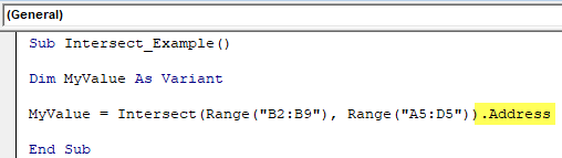 Vba Intersect Examples Of Intersect In Excel Vba Methods 6084