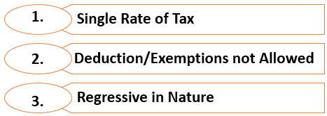how is sales tax similar to a flat tax?