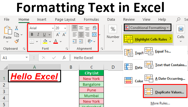 Formatting Text In Excel Step By Step Guide To Format Text In Excel 5839