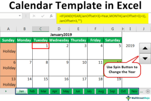 Calendar Template in Excel - How To Create?