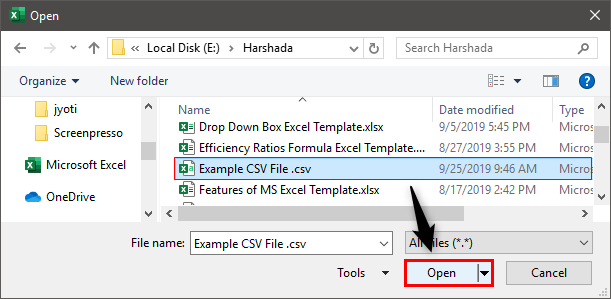 Converting Csv Files In Excel Open Import And Convert Csv Files 5477