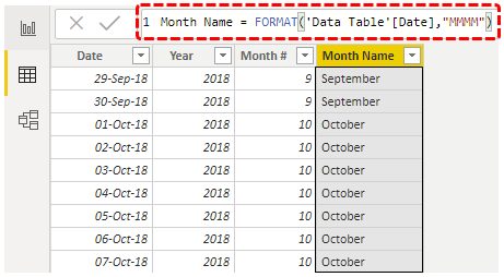 dCalendario = CALENDARAUTO com idioma em inglês - Guru do Excel e Power BI