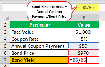Формула доходности облигаций — пример 2-2