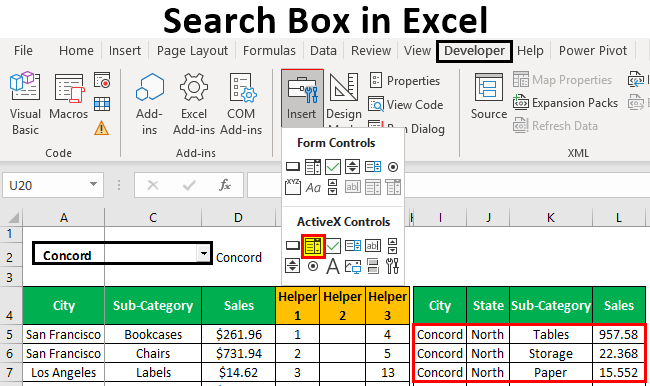 how-to-create-search-box-in-excel-make-a-search-bar-in-excel-2022-m-i