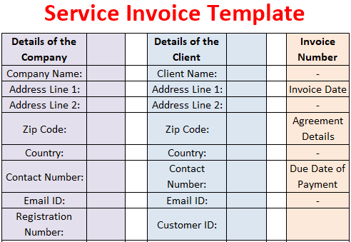 invoice excel template free download