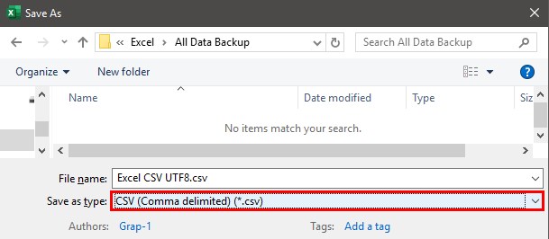 Excel Csv Utf8 Easy Step To Convert Excel File Into Csv Utf8 4455