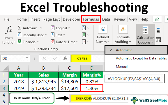 Excel Troubleshooting How To Eliminate Errors Step By Step 6894