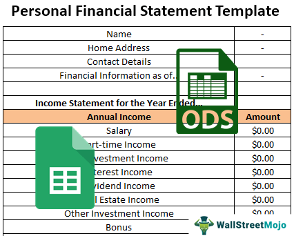income statement and balance sheet template excel