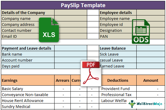 payslip excel template