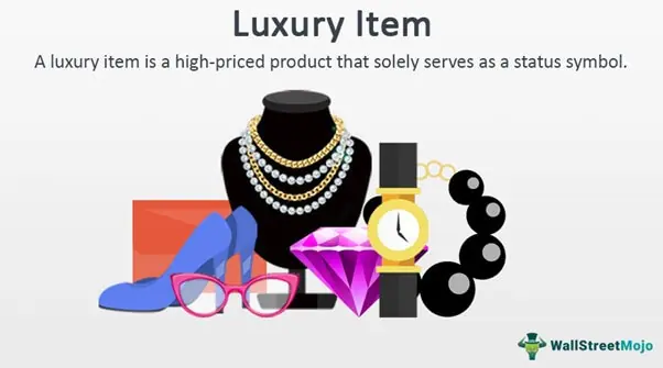 Selection of luxury items